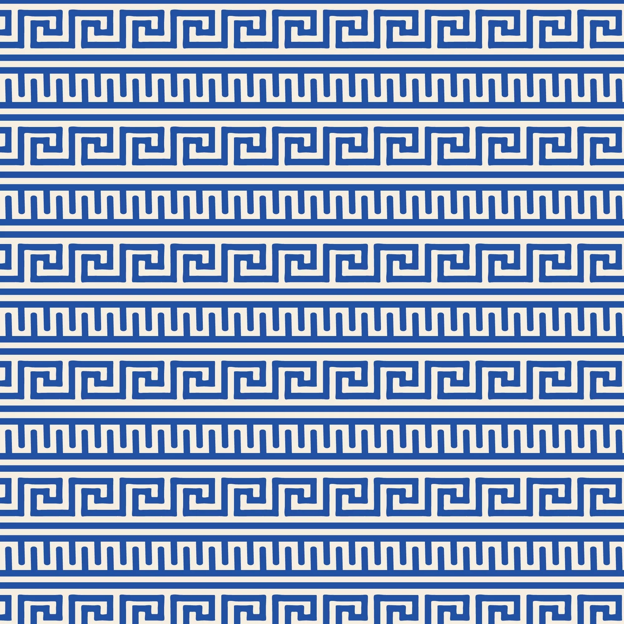 Greek Decor - Blue - The Iliad - Aidi Riera - Cloud 9 Fabrics - Poplin - Image 3