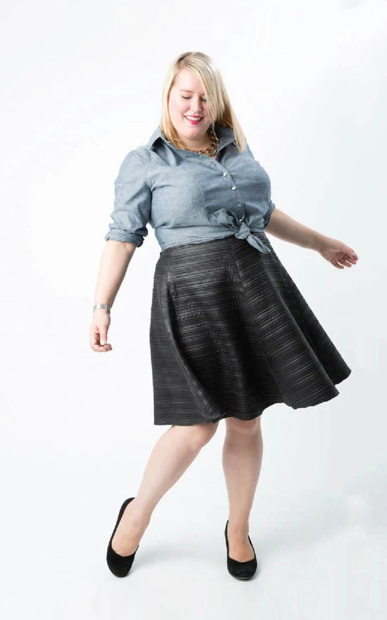 Harrison Shirt Paper Pattern - Cashmerette - Image 7