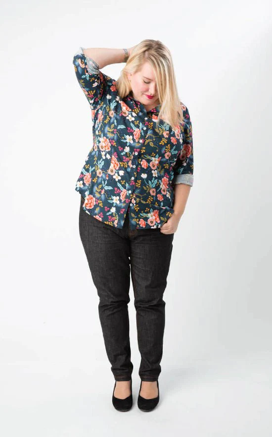 Harrison Shirt Paper Pattern - Cashmerette - Image 8