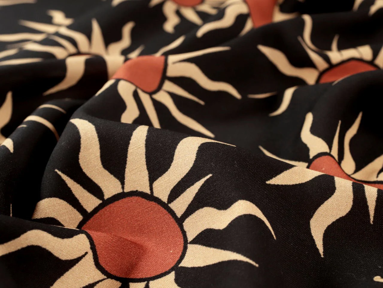 Helios Viscose & Linen - Black - Oeko-Tex 100 - Fabric Godmother - Image 6