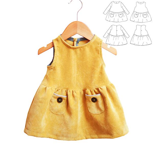 Helsinki Dress Sewing Pattern- Girl 3/12Y - Ikatee - Image 11
