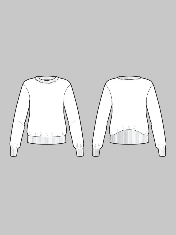 High Cuff Sweater Pattern - The Assembly Line - Image 5