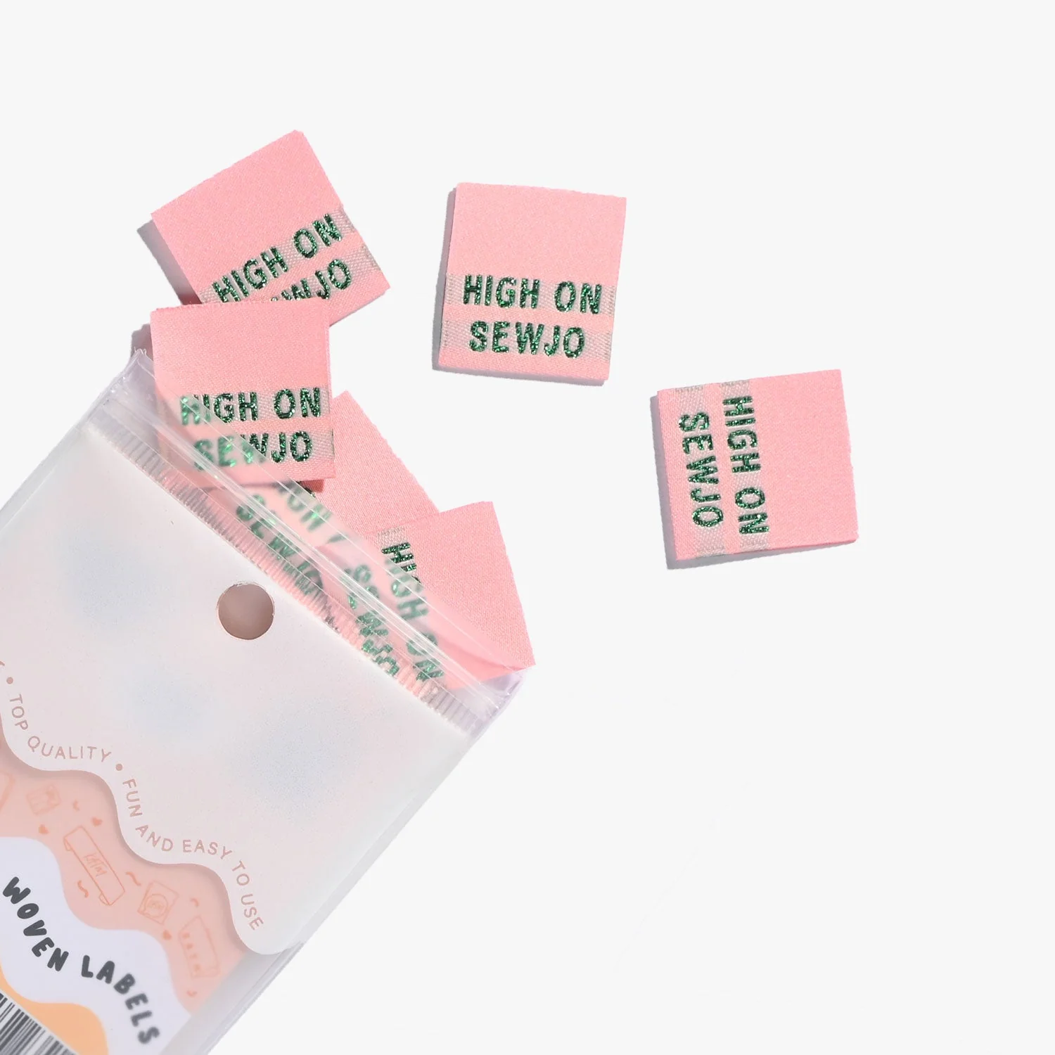 "HIGH ON SEW-JO" Woven Label Pack - Kylie And The Machine - Image 2