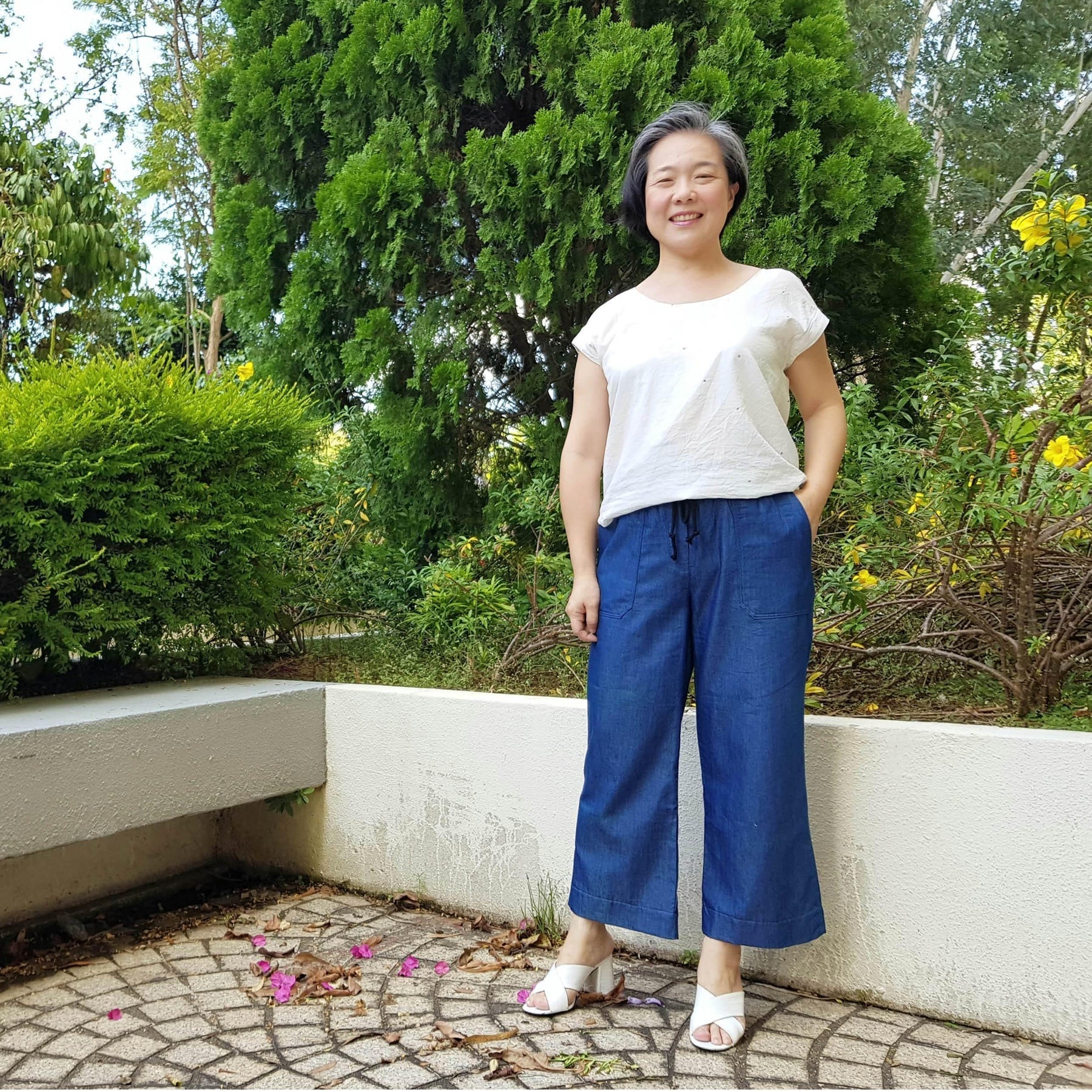 High Waist Pants Womens Paper Pattern - Wardrobe by Me - Image 14