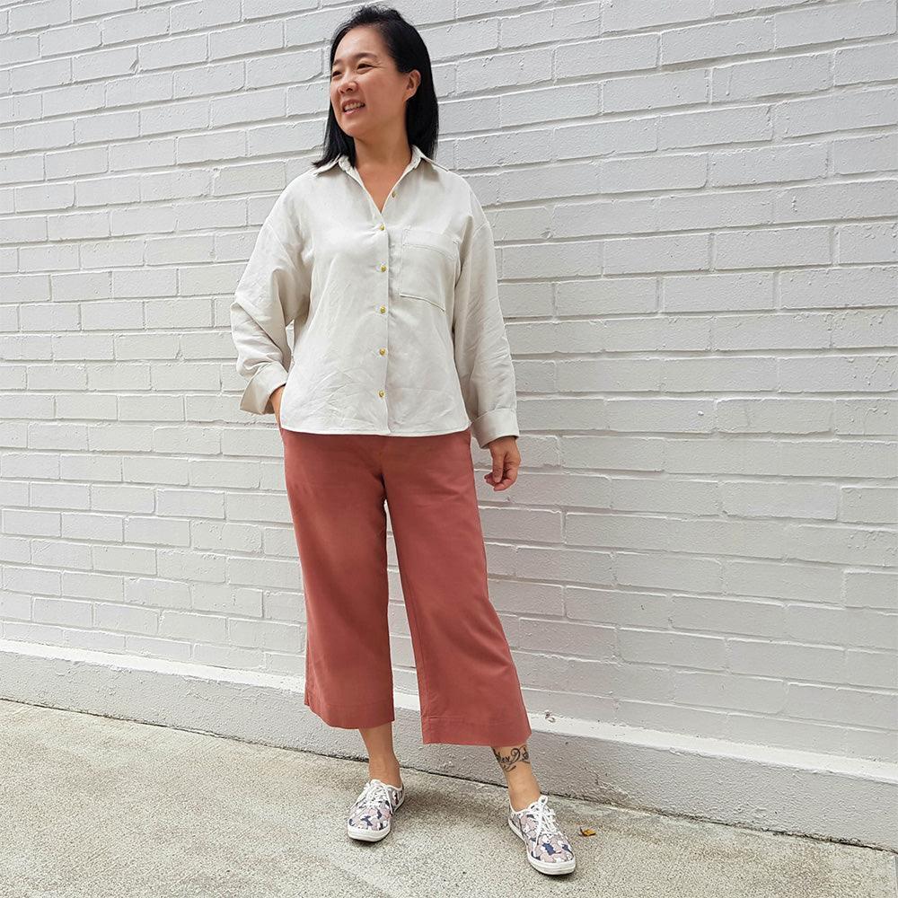 High Waist Pants Womens Paper Pattern - Wardrobe by Me - Image 5