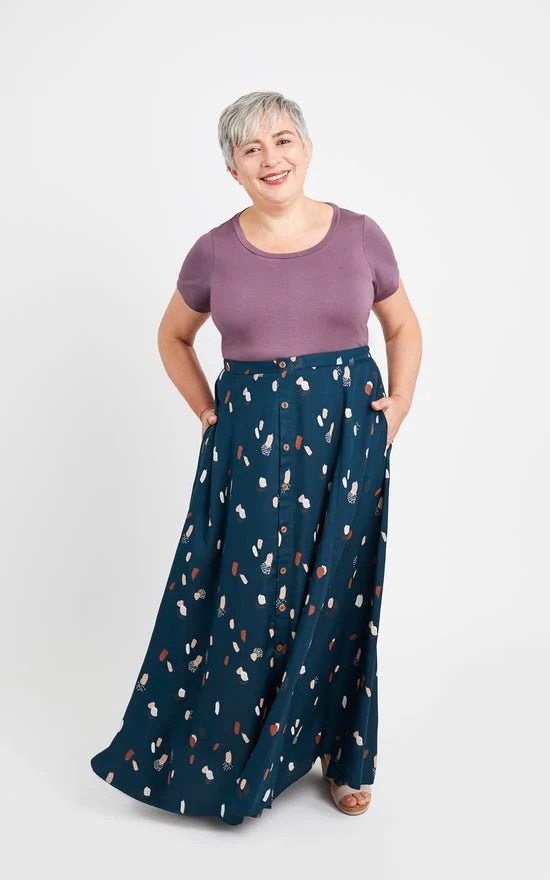 Holyoke Maxi Dress & Skirt Paper Pattern - Size 12-32 - Cashmerette - Image 12