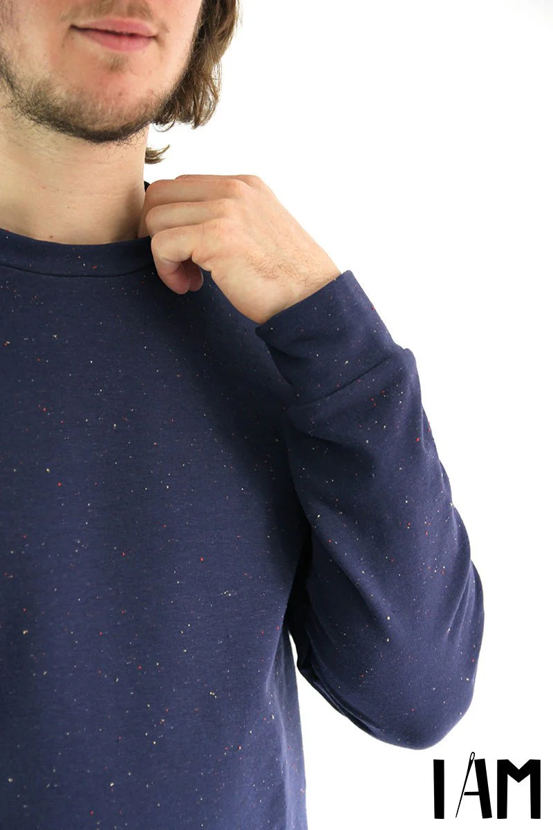 I am APOLLON (Mens) - Classic Sweatshirt Pattern -  I AM PATTERNS - Image 3