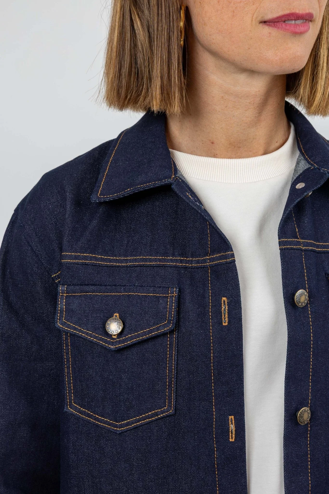 I am GOLD - Denim Jacket Pattern - I AM PATTERNS - Image 21