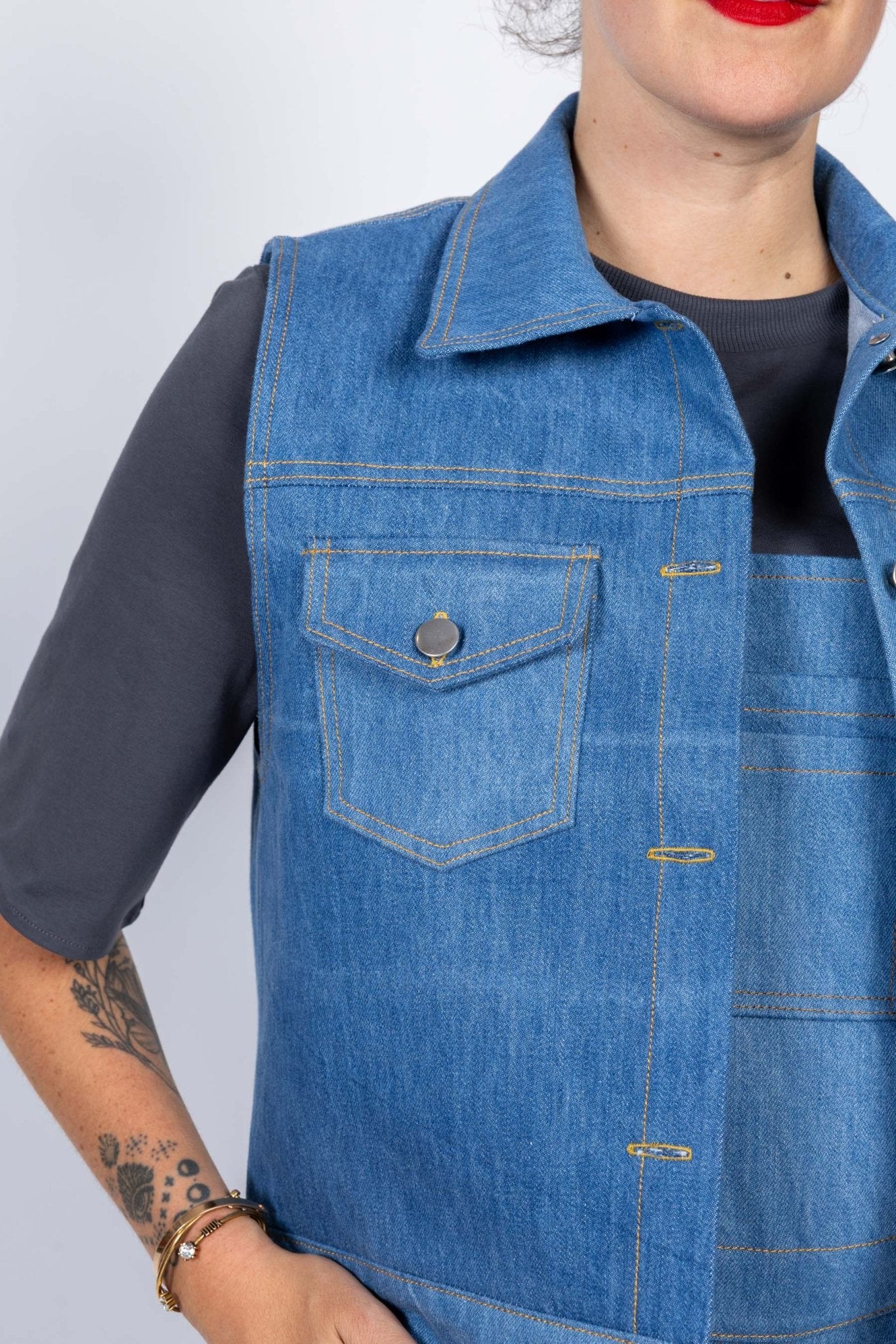 I am GOLD - Denim Jacket Pattern - I AM PATTERNS - Image 35