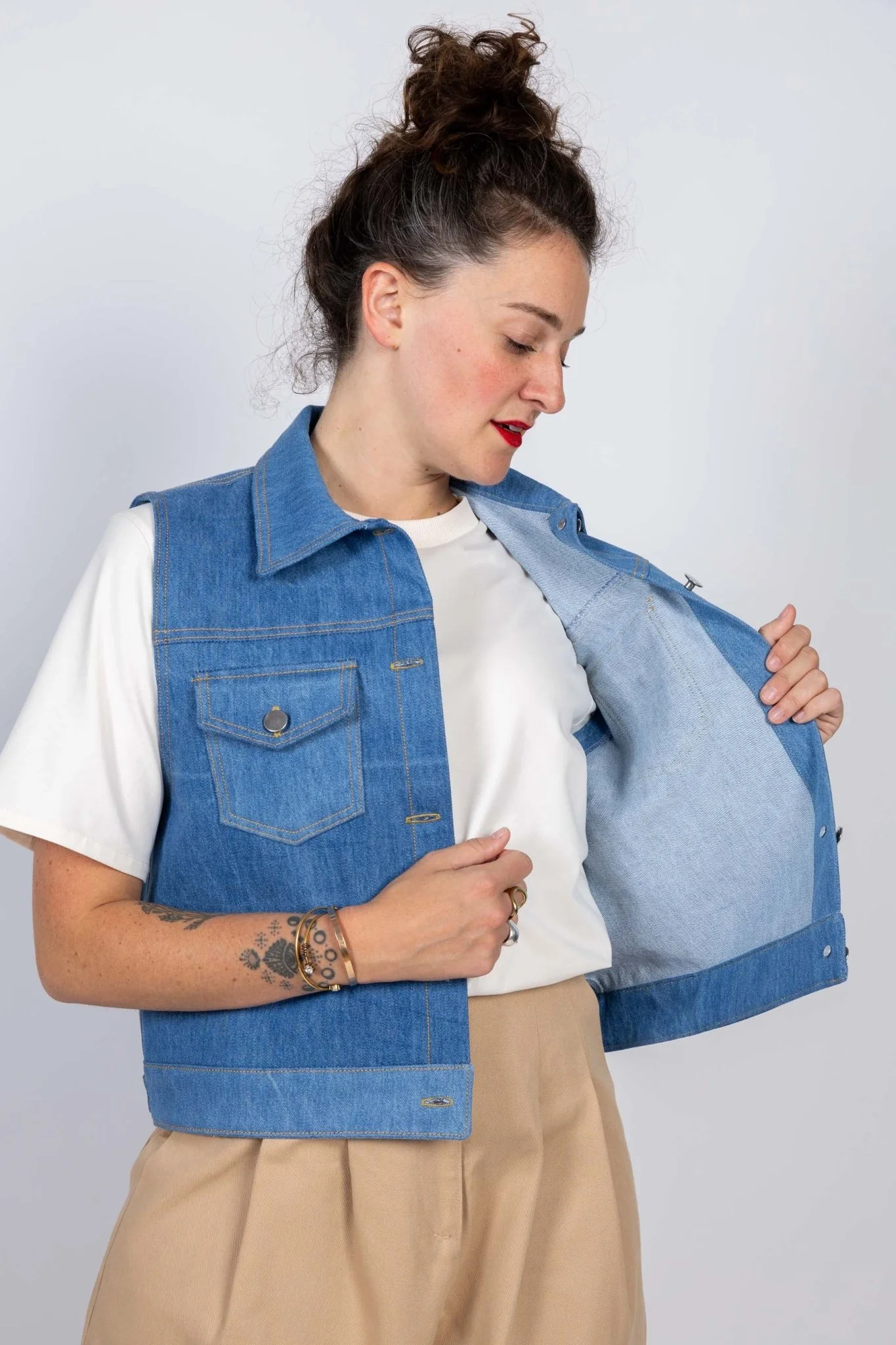 I am GOLD - Denim Jacket Pattern - I AM PATTERNS - Image 40