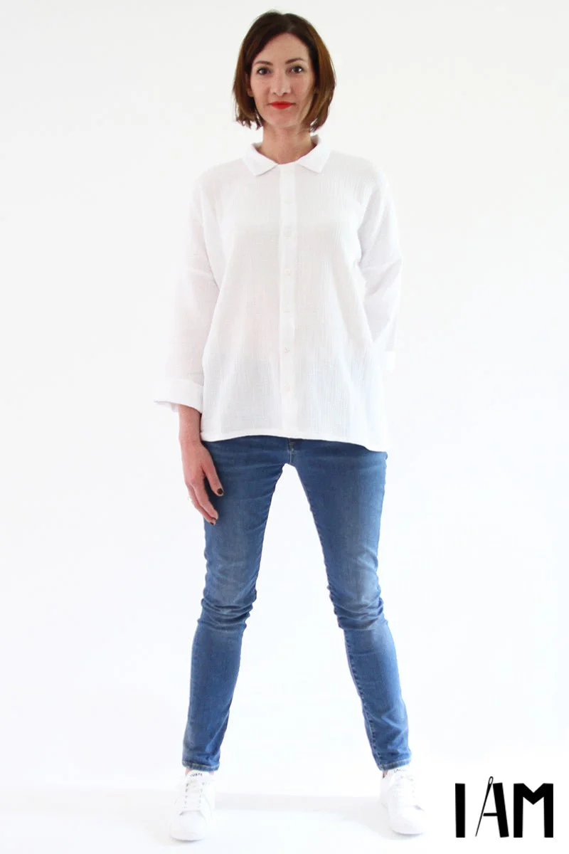 I am LUCIENNE - Shirt, Tunic + Dress Pattern - I AM PATTERNS - Image 24