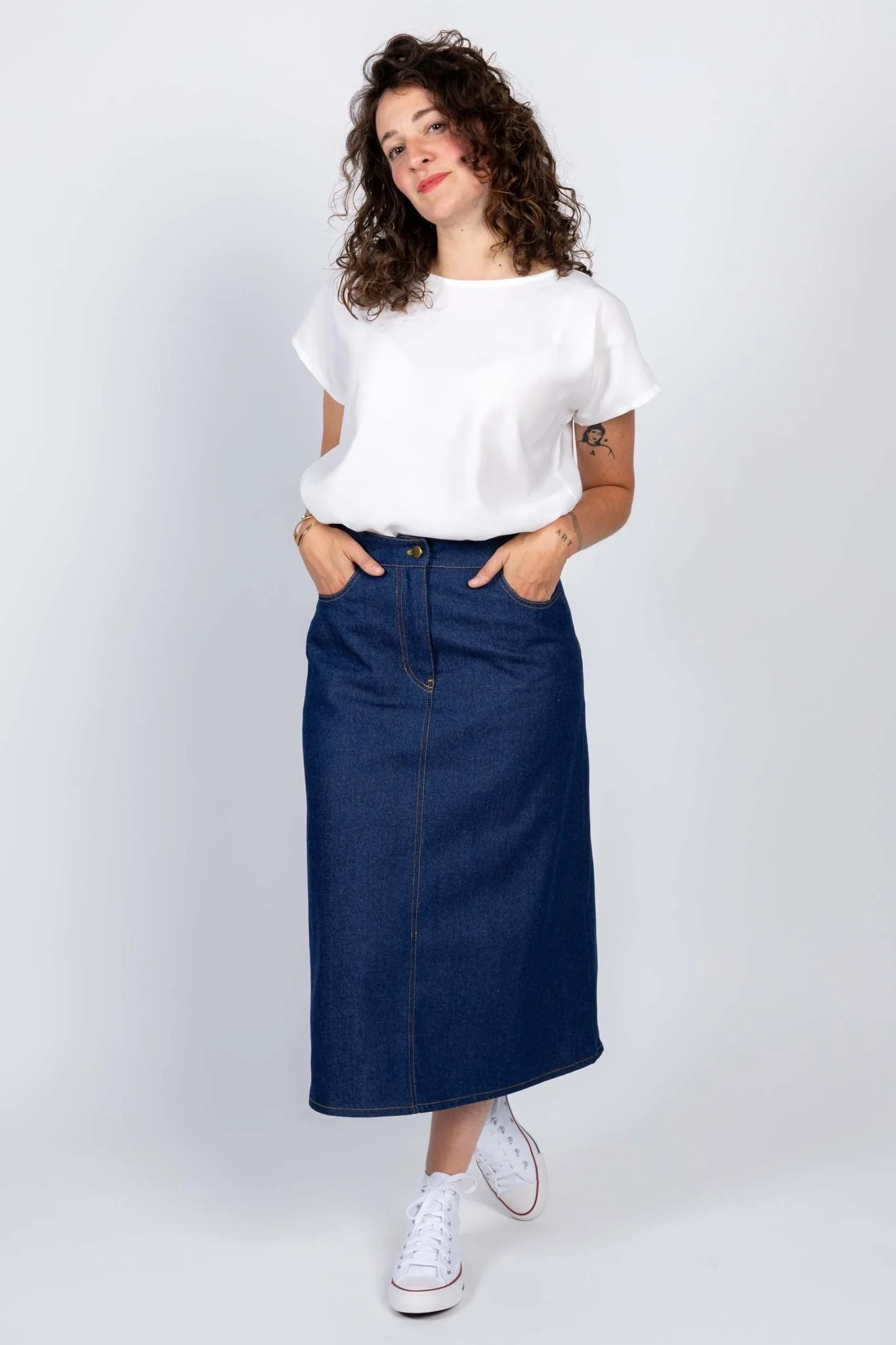 I am RUBY -Denim Skirt Pattern - I AM PATTERNS - Image 4
