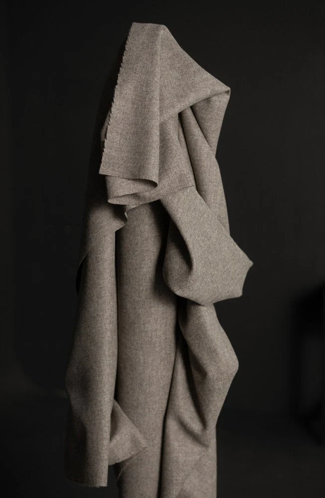 Icelandic Grey Mid Weight Wool - British Import - Merchant & Mills - Image 3