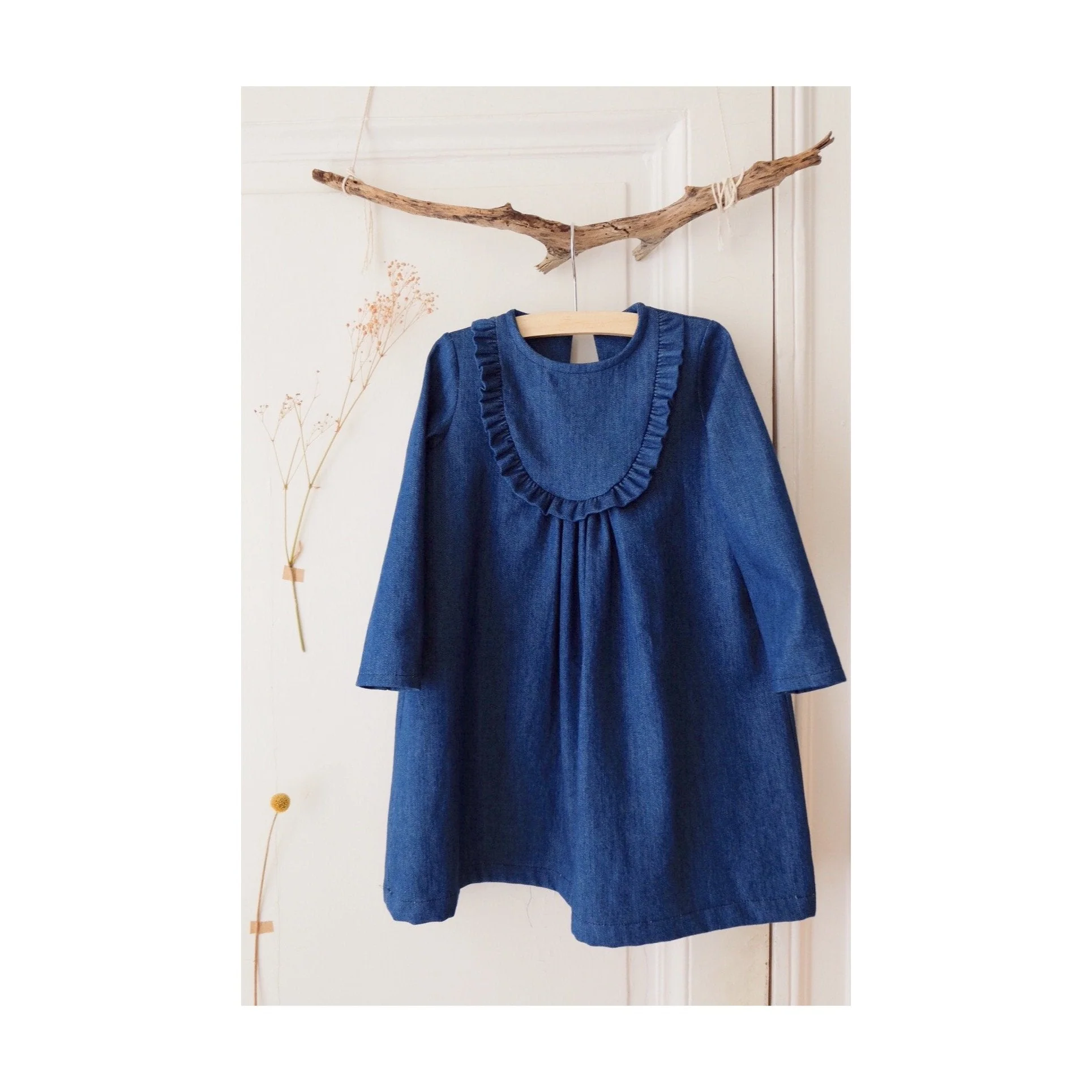 Ida Blouse & Dress Sewing Pattern - Girl 3/12Y - Ikatee - Image 16