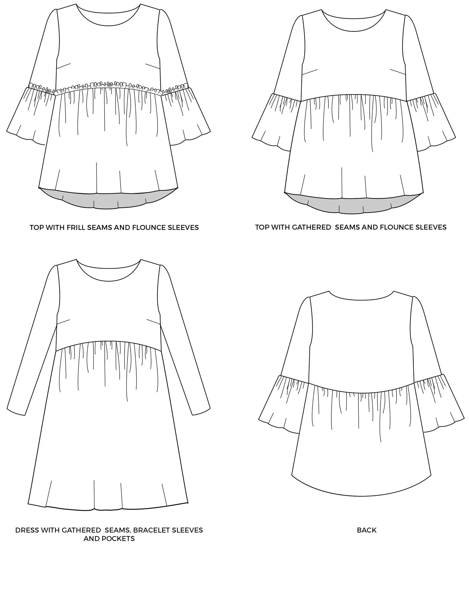 Indigo Top / Dress Pattern - Tilly And The Buttons - Image 16