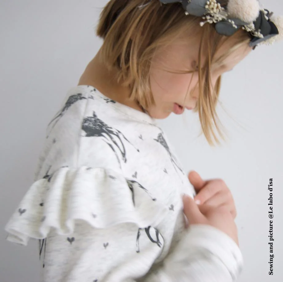 Jasmin Sweatshirt & Dress Sewing Pattern- Kids 3/12Y - Ikatee - Image 10