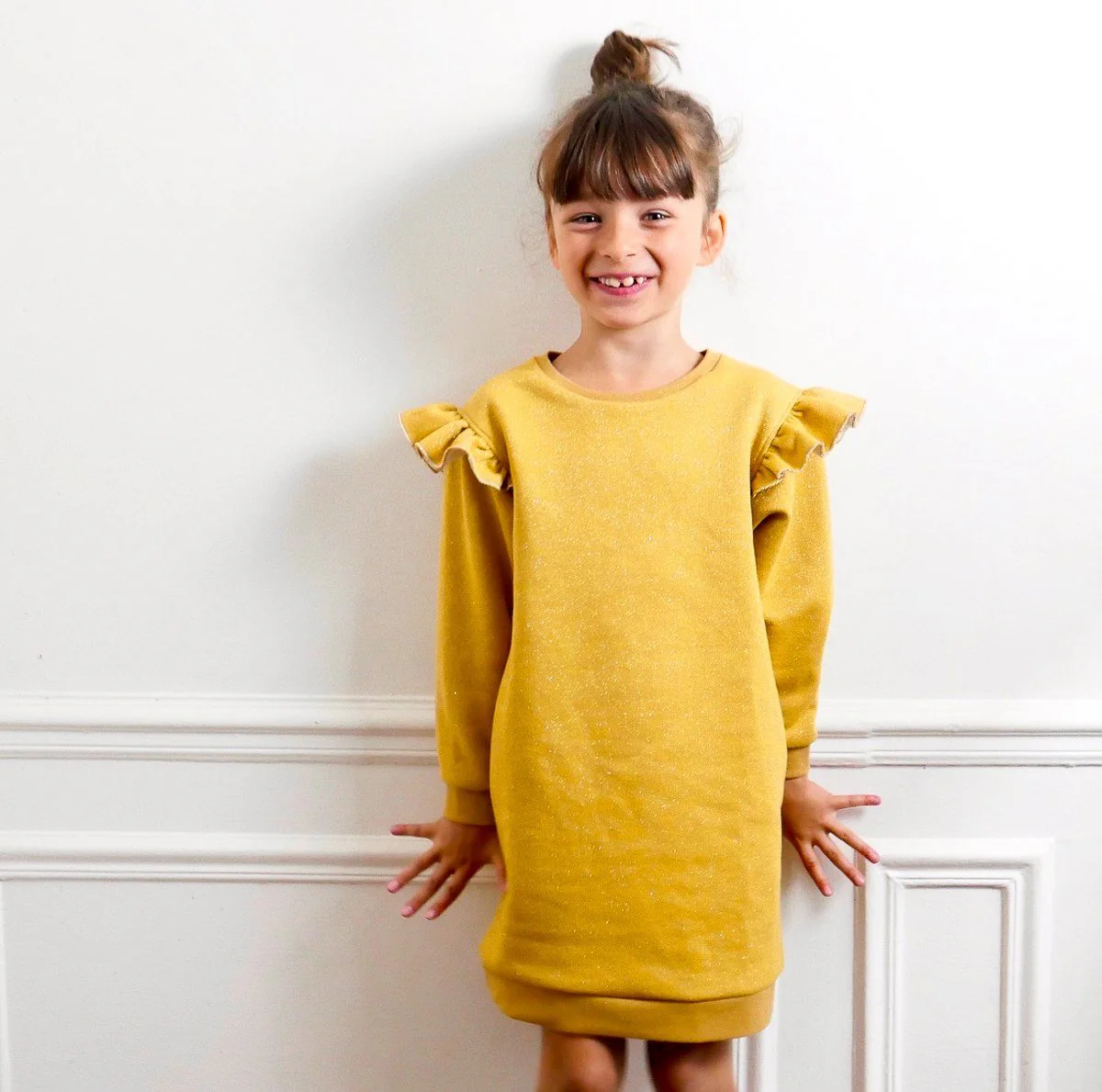 Jasmin Sweatshirt & Dress Sewing Pattern- Kids 3/12Y - Ikatee - Image 2