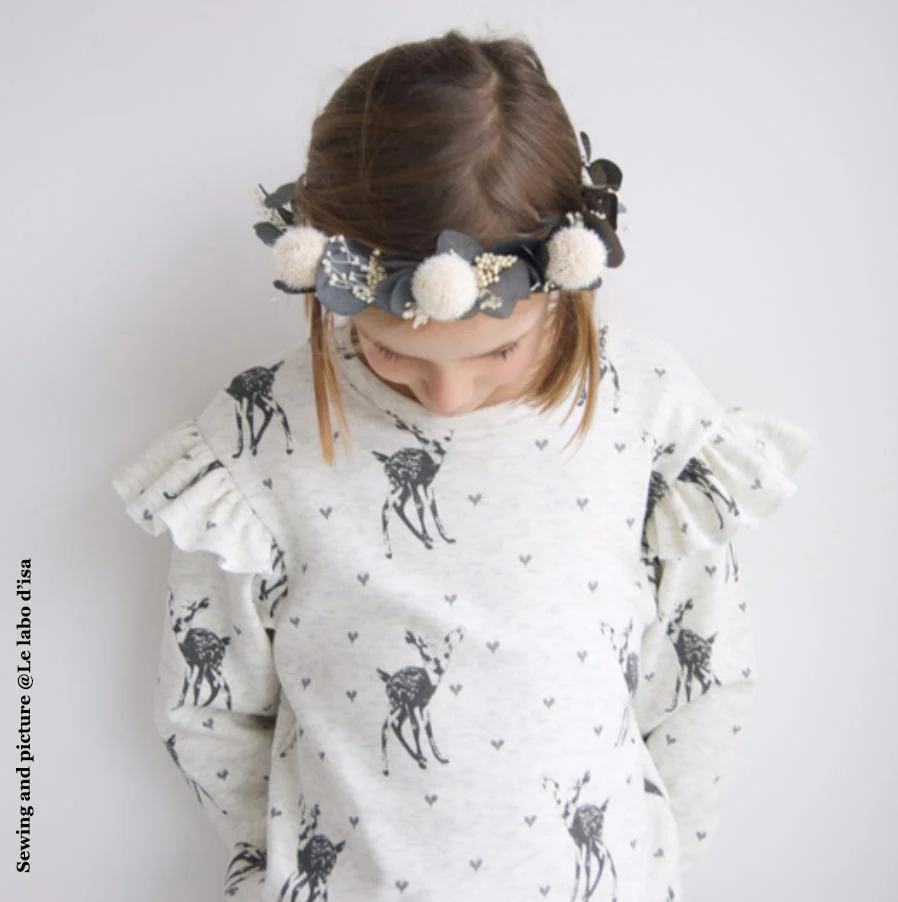 Jasmin Sweatshirt & Dress Sewing Pattern- Kids 3/12Y - Ikatee - Image 9