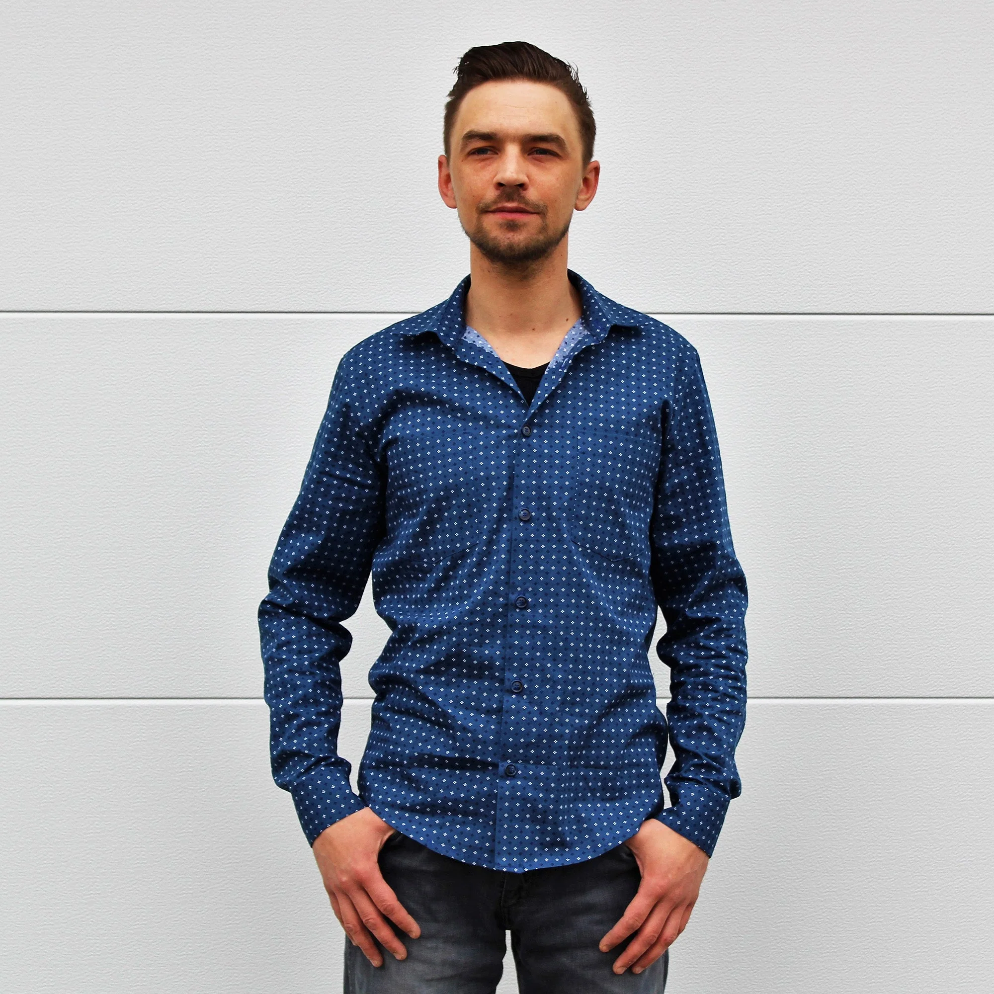 Jensen Shirt Mens Paper Pattern - Wardrobe by Me - Image 4