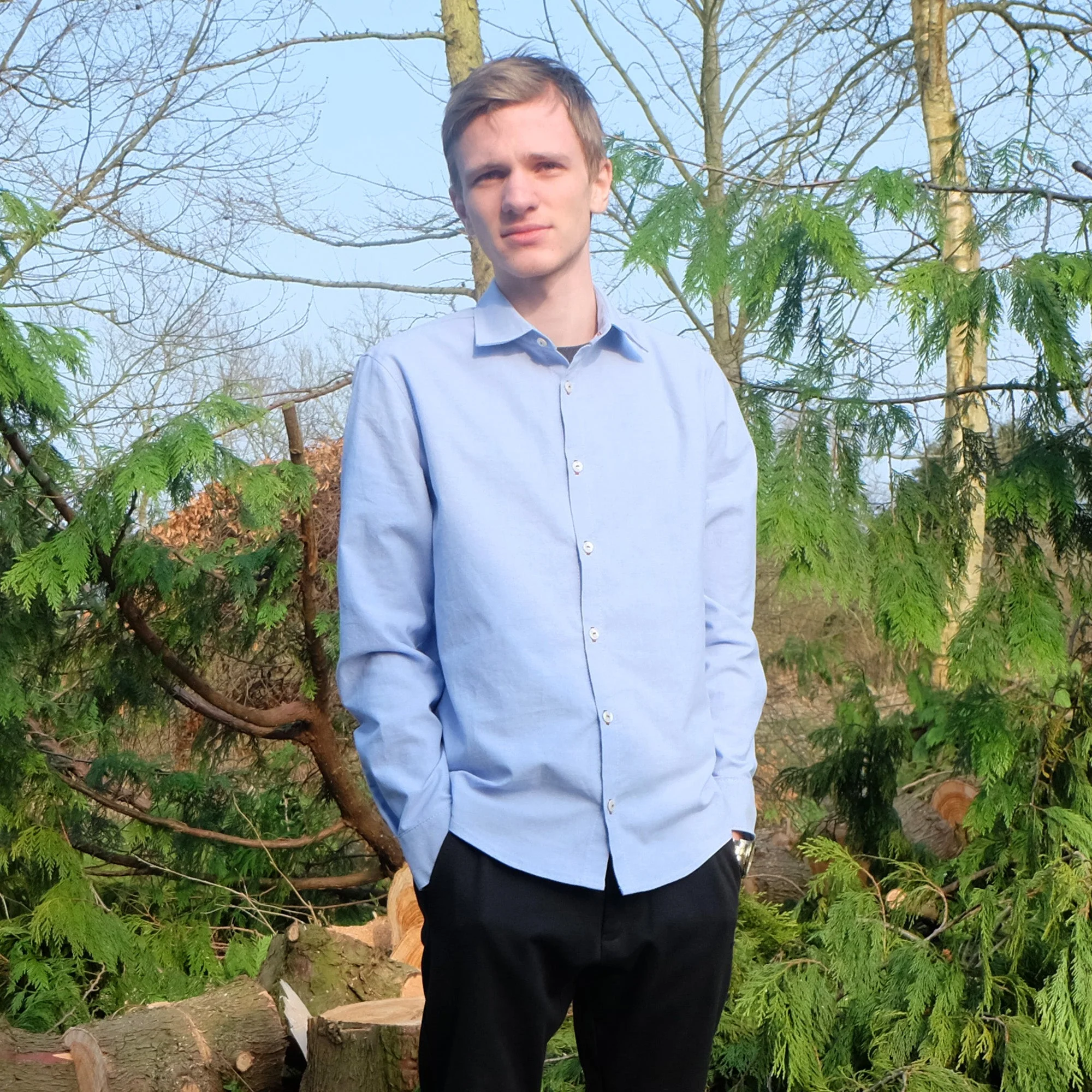 Jensen Shirt Mens Paper Pattern - Wardrobe by Me - Image 7