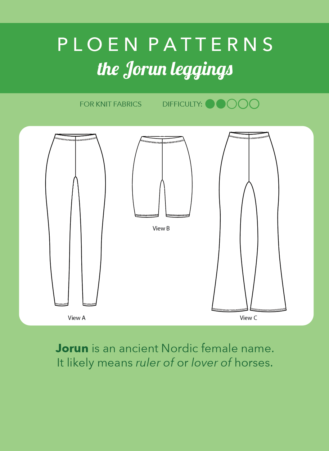 Jorun Leggings PDF Pattern - Ploen Patterns - Image 15