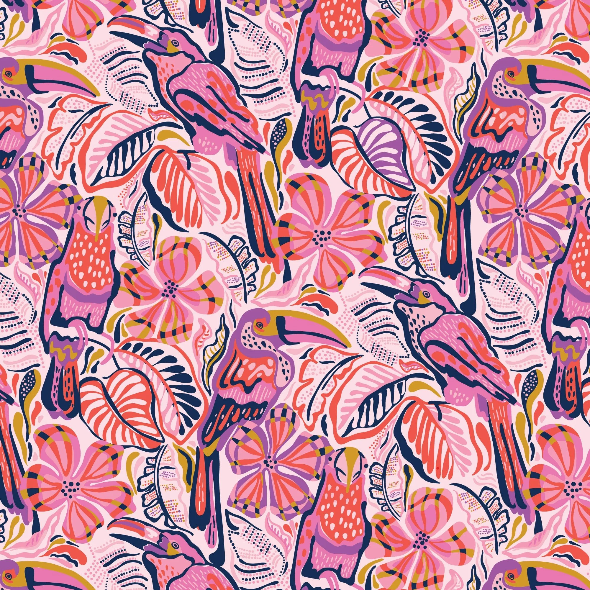 Jungle Dwellers - Wonder Jungle - Pip & Lo - Cloud 9 Fabrics - Poplin - Image 3