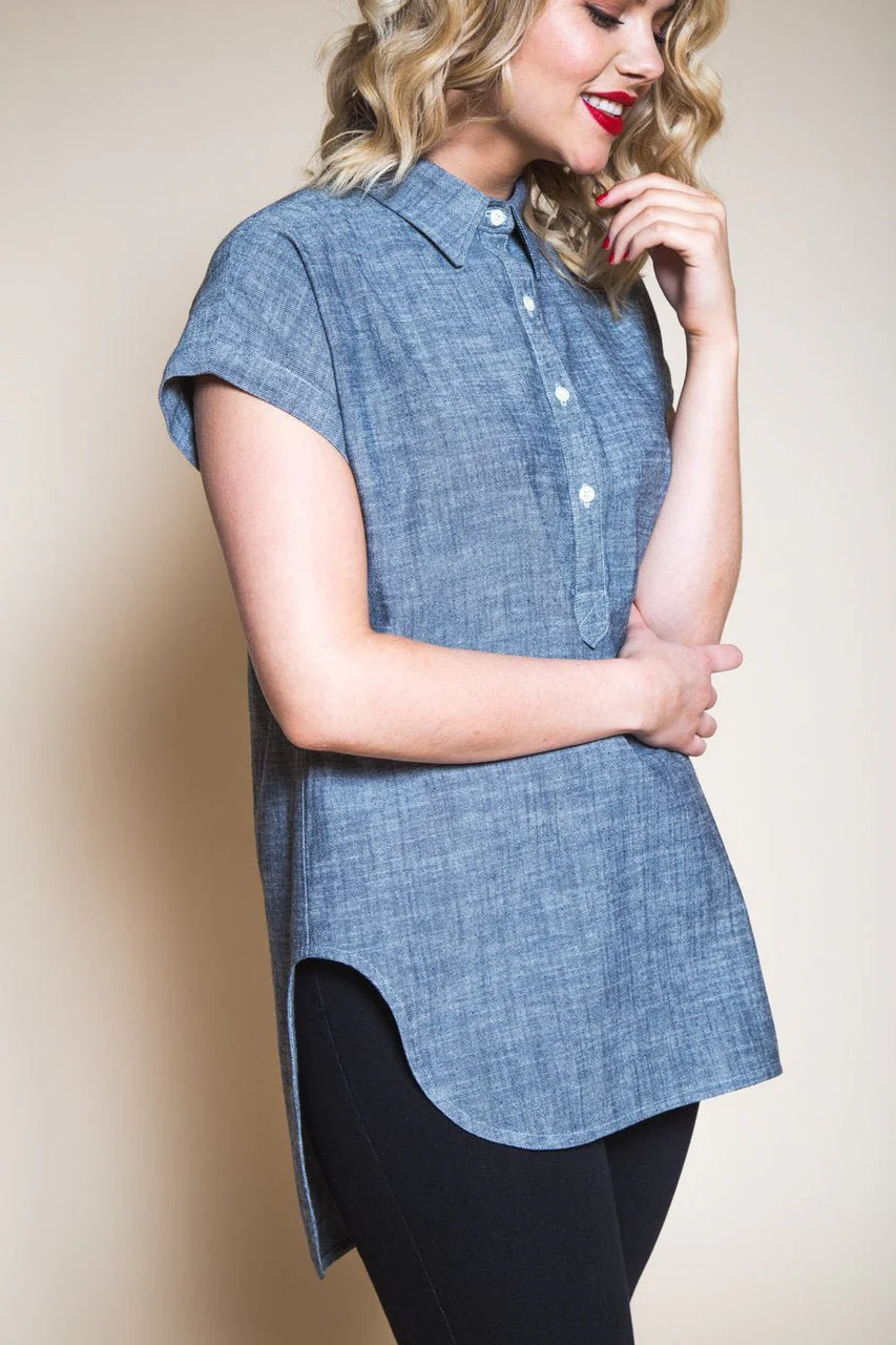 Kalle Shirt & Shirtdress Pattern - Closet Core Patterns - Image 11