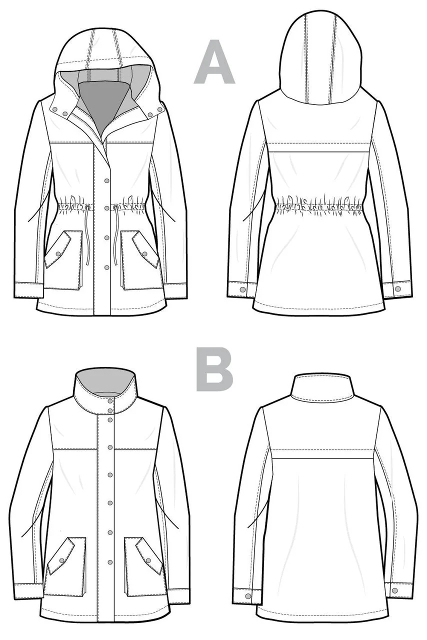 Kelly Anorak Jacket Pattern - Closet Core Patterns - Image 3