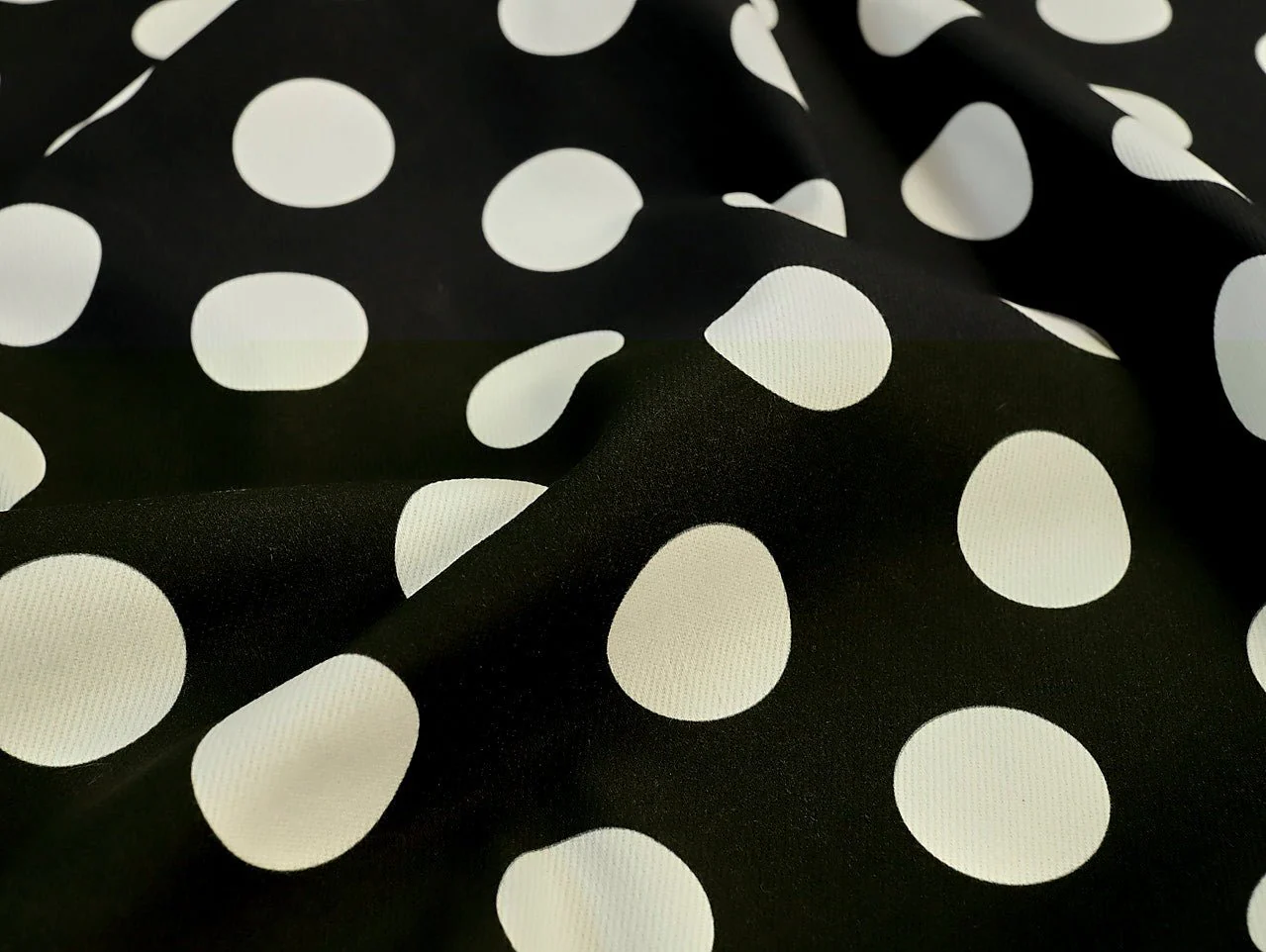 Kit Polka Dot Denim - Black - Oeko-Tex 100 - Fabric Godmother - Image 2