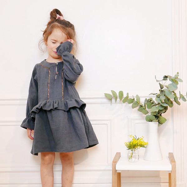 Lilas Blouse, Top & Dress Sewing Pattern - Girl 3/12Y - Ikatee - Image 6