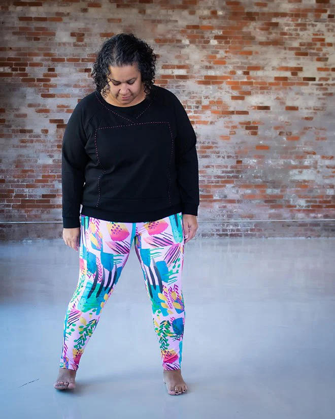 Limestone Leggings & Top Paper Pattern - Sew Liberated - Image 45