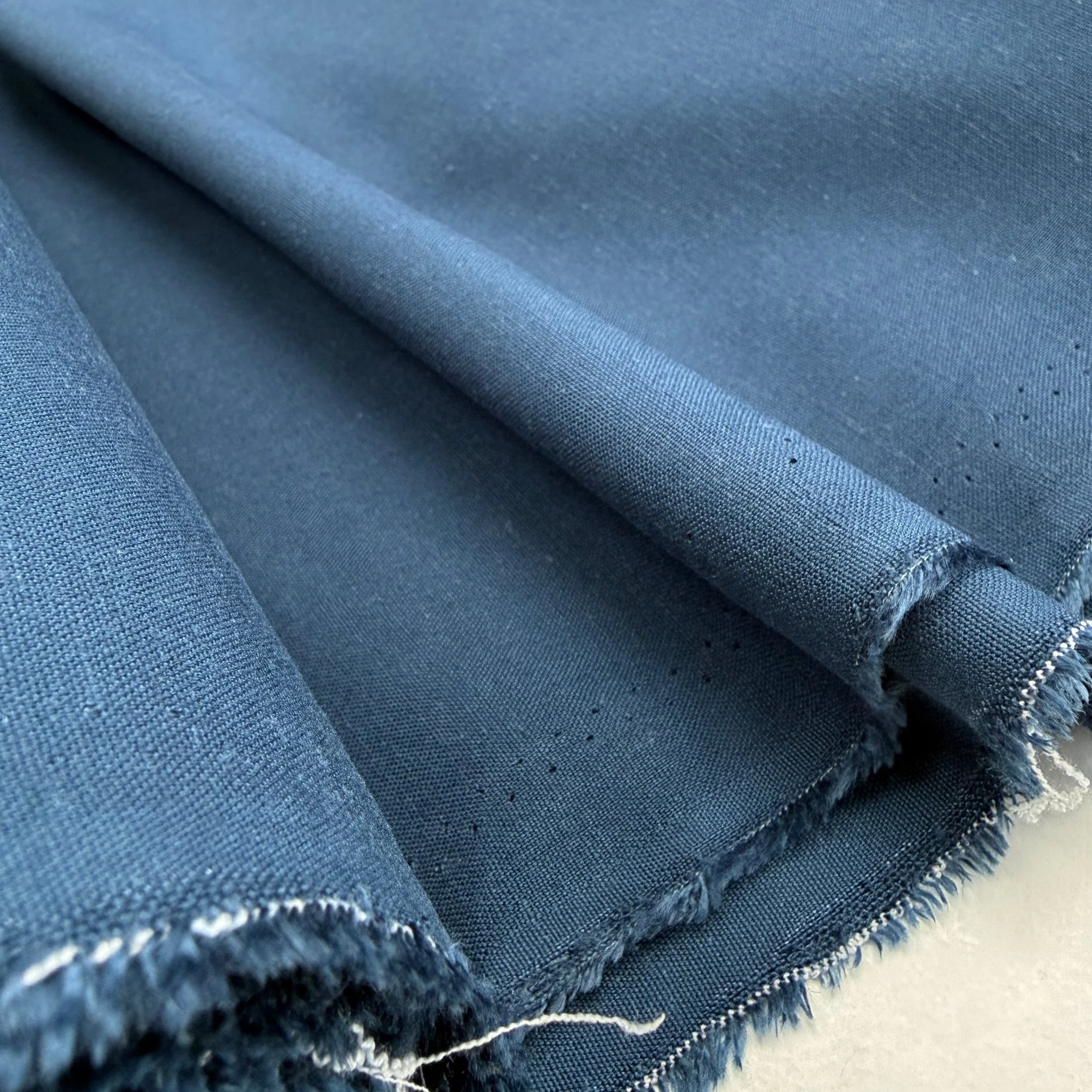 Linen + Viscose + Cotton Mix - Blue Lagoon