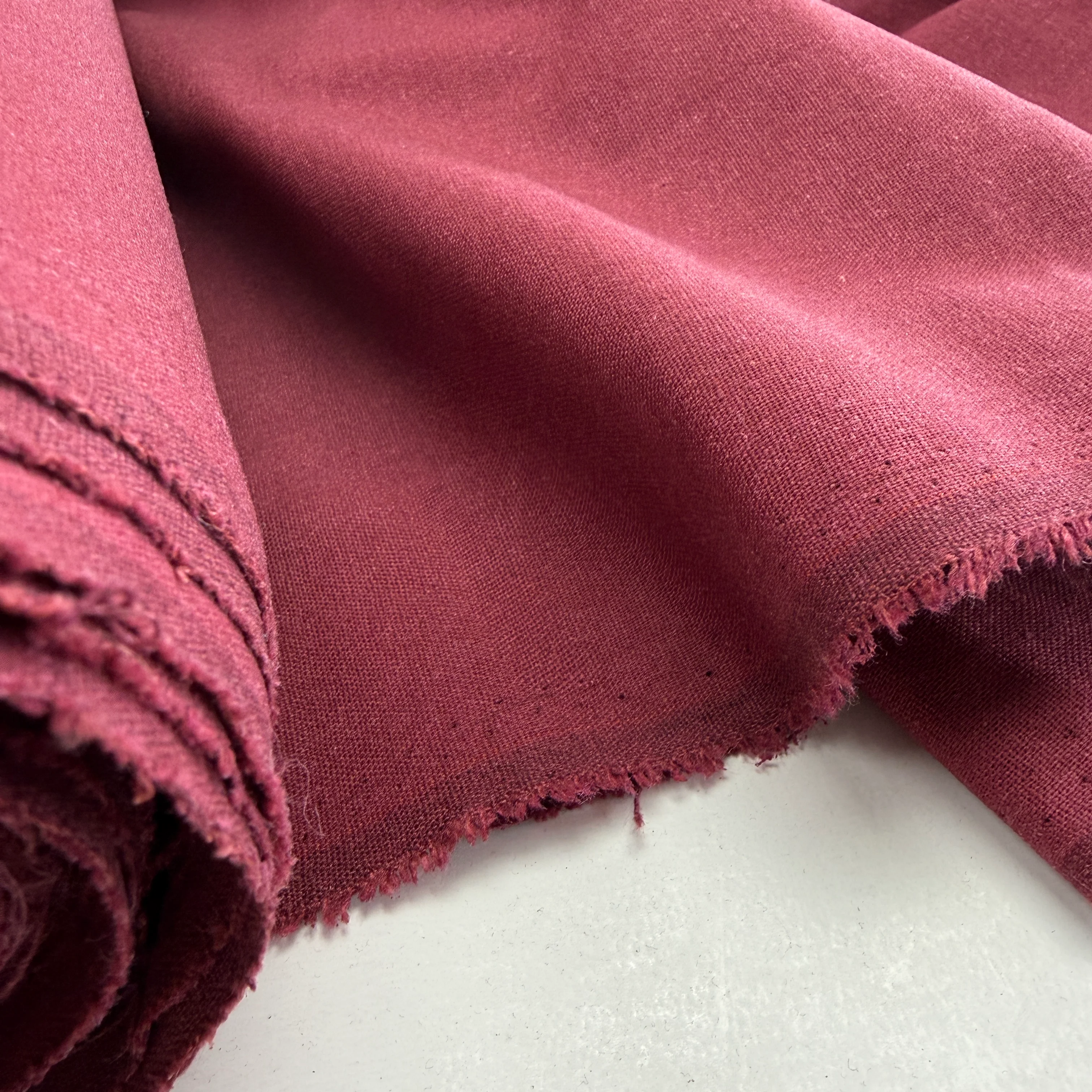 Linen + Viscose + Poly Mix - Rustic Rose