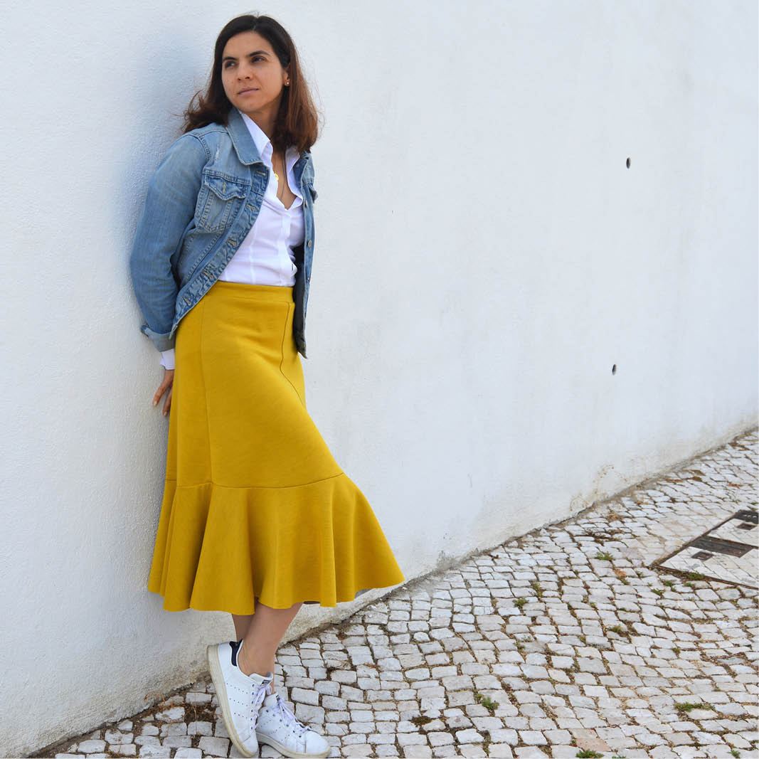 Linea A-Line Skirt Womens Paper Pattern - Wardrobe by Me - Image 2