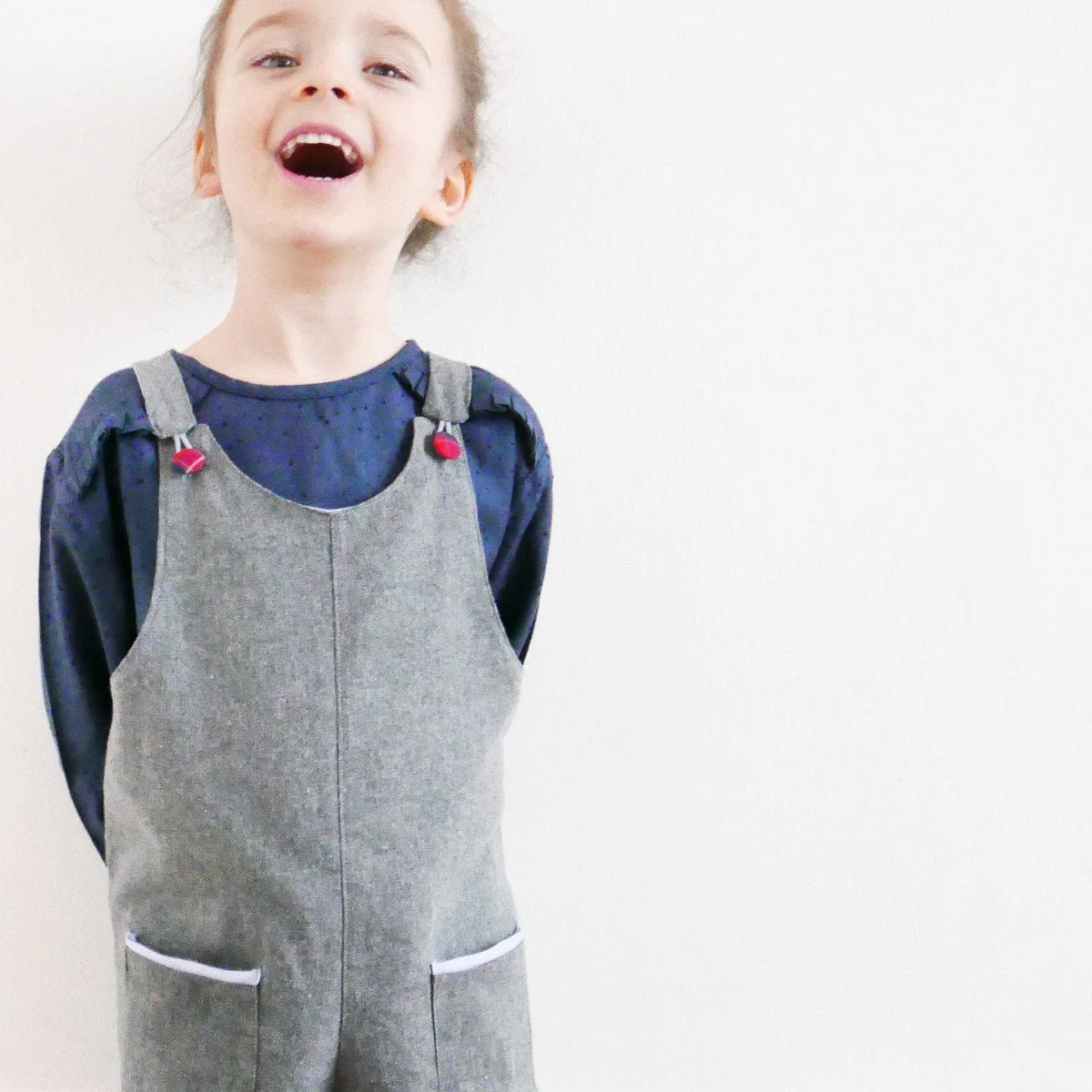 London Overalls or Dress Sewing Pattern - Baby 6M/4Y - Ikatee - Image 5