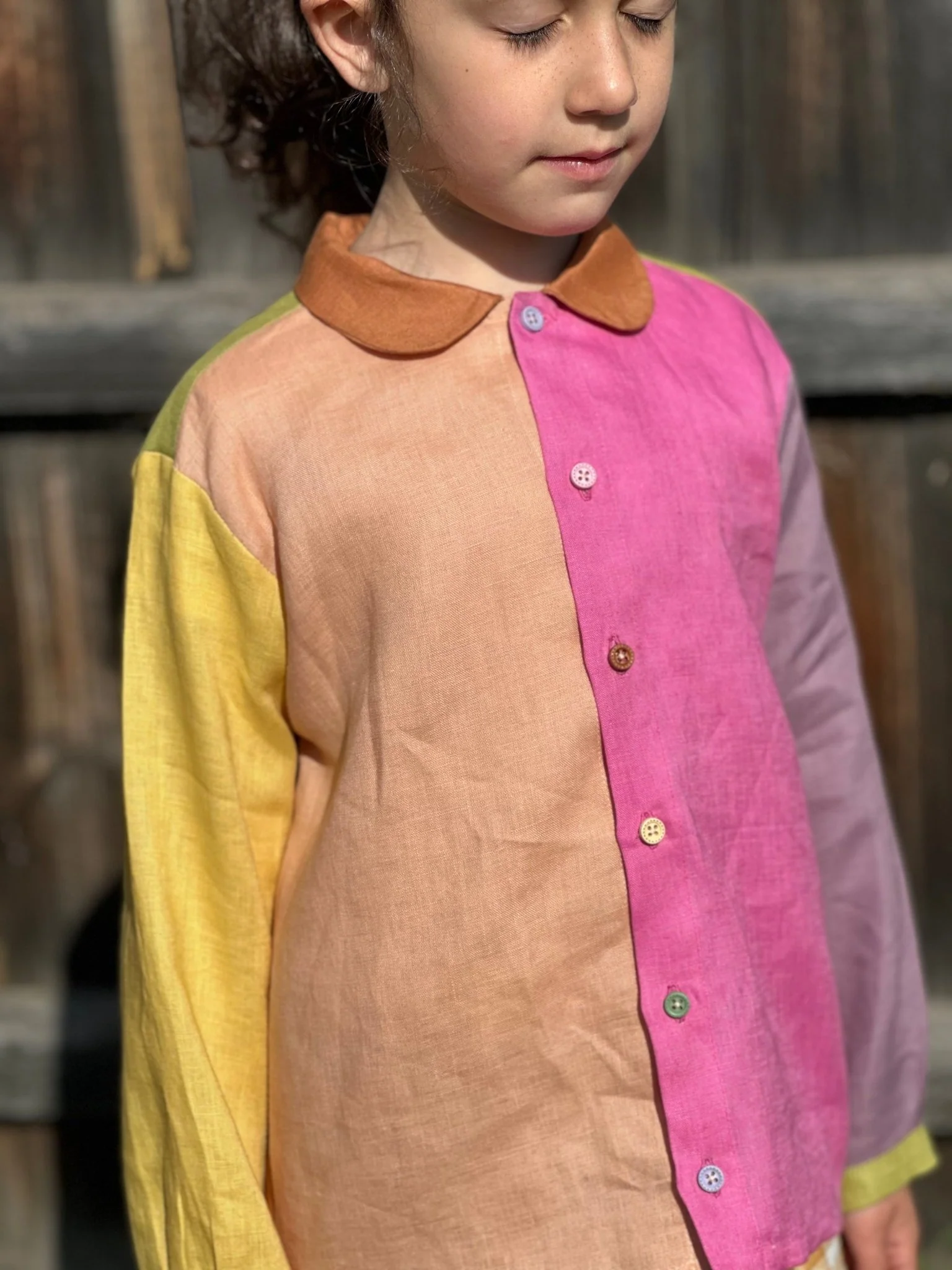 Lou Unisex Kids Shirt (18mo-12yrs) PDF Sewing Pattern - Atelier Mimito - Image 11