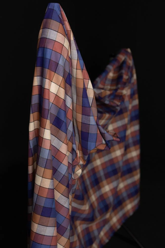 Magritte Check Indian Organic Cotton - Merchant & Mills
