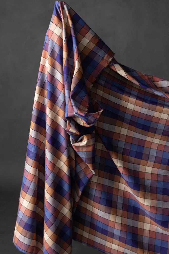 Magritte Check Indian Organic Cotton - Merchant & Mills - Image 2