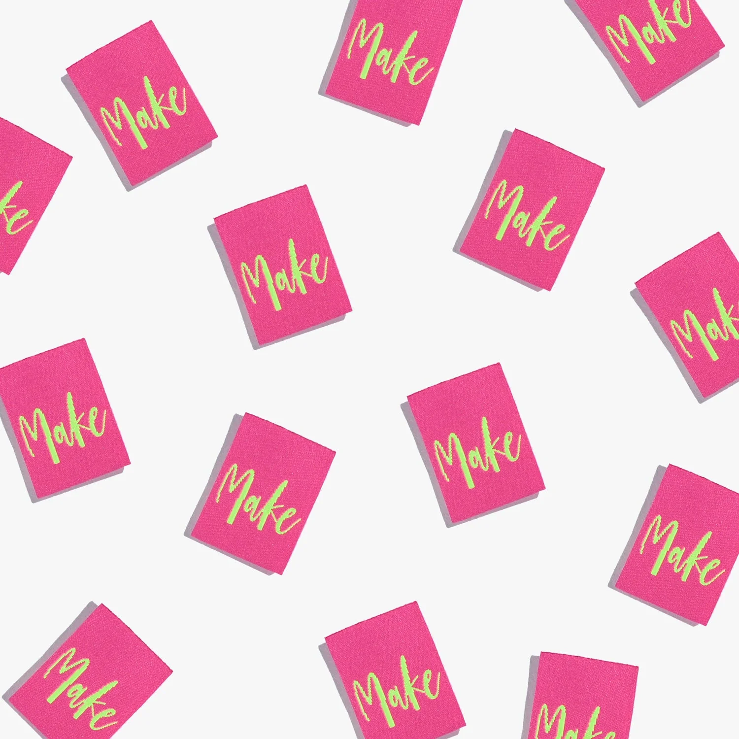 "MAKE" Woven Label Pack - Kylie And The Machine