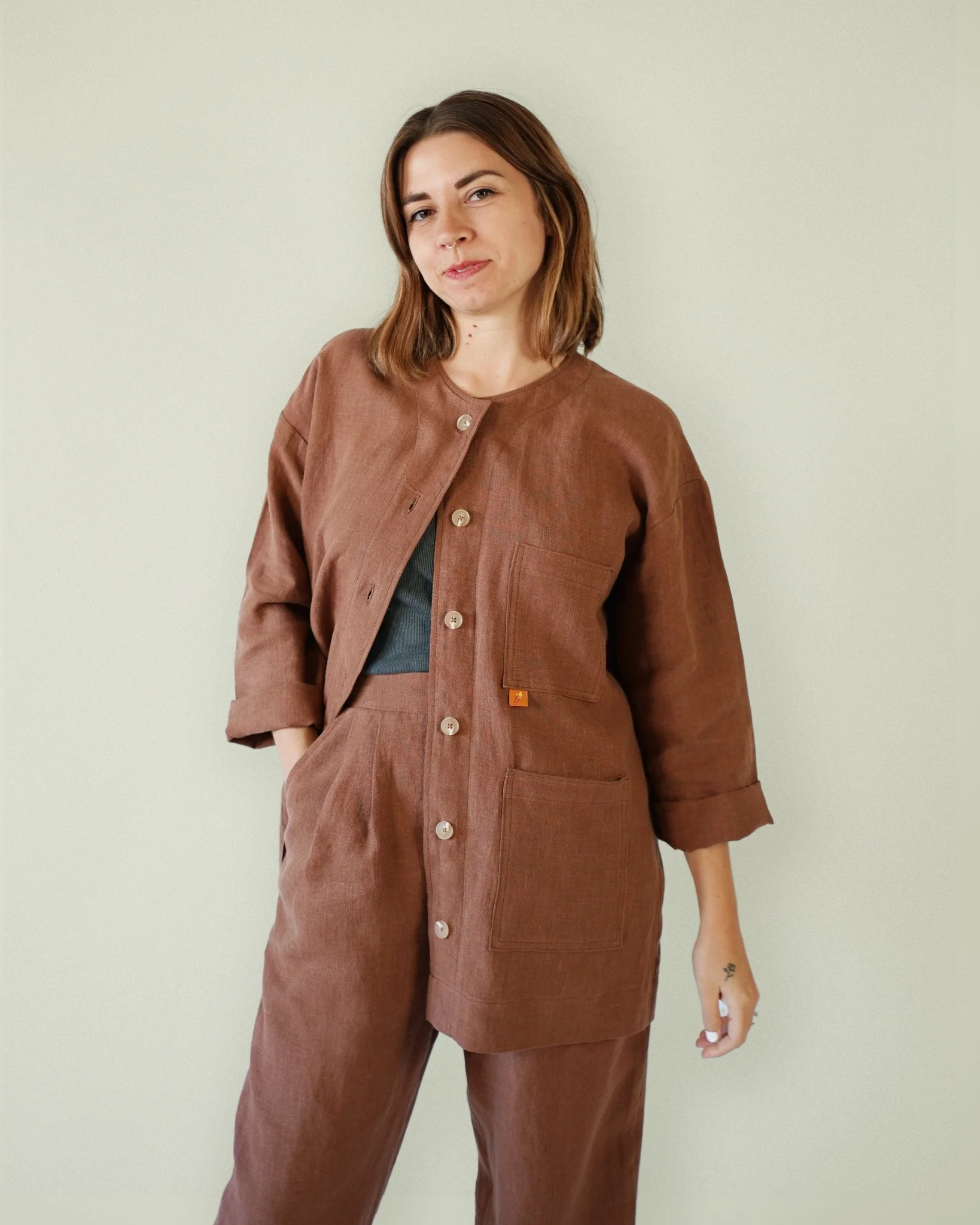 Makers Over Shirt PDF Pattern - Matchy Matchy Sewing Club - Image 11