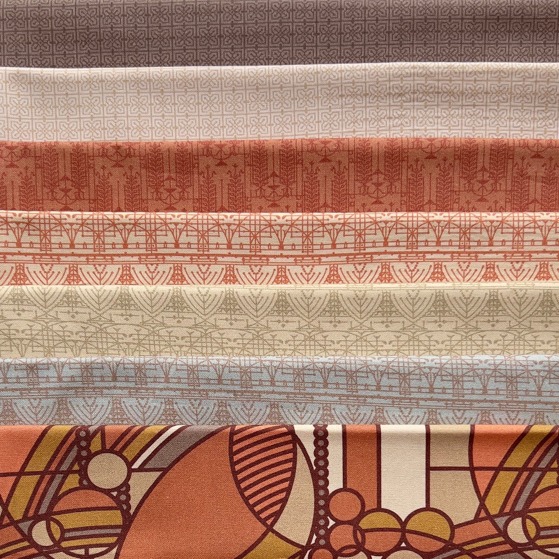 March Balloons 108" Wide - Desert - Frank Lloyd Wright - Cloud 9 Fabrics - Poplin - Image 5