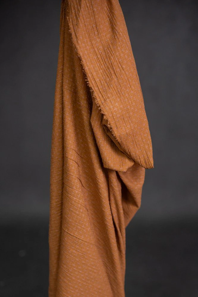 Marcy Rust Cross Stitch Indian Cotton - Merchant & Mills - Image 3