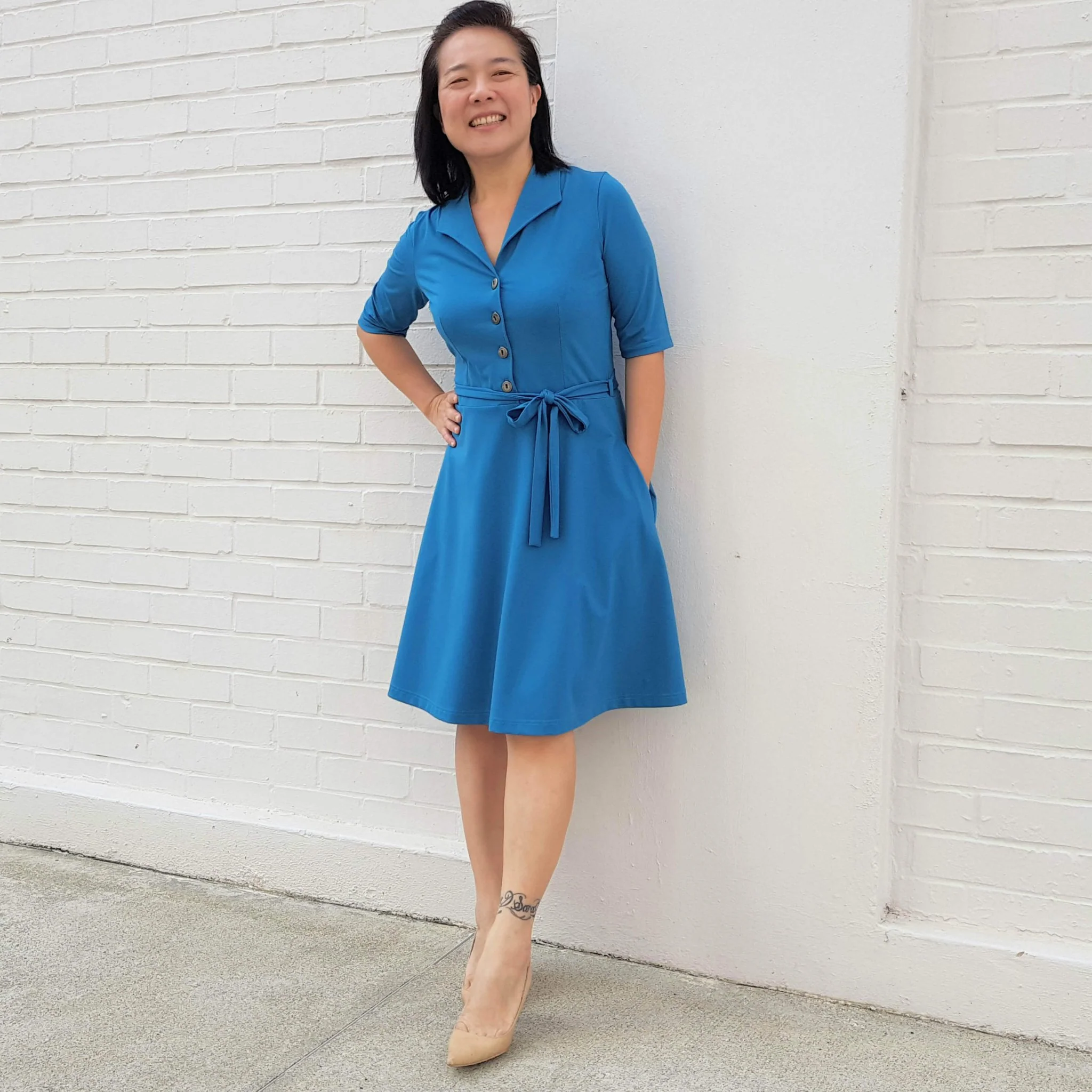 Marianne Dress Womens Paper Pattern - Wardrobe by Me - Image 2
