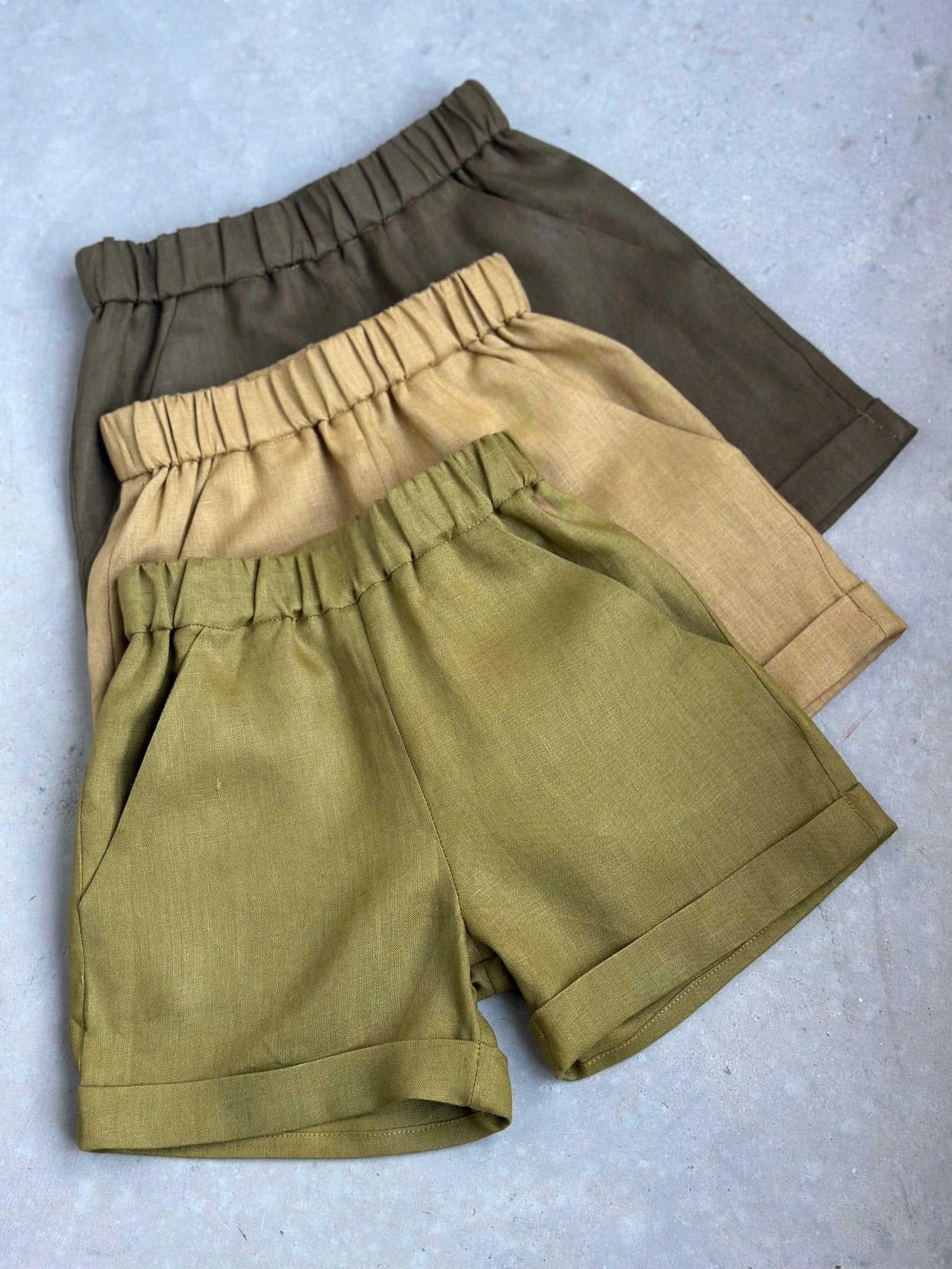 Marlo Unisex Kids Shorts (12mo-12yrs) PDF Sewing Pattern - Atelier Mimito