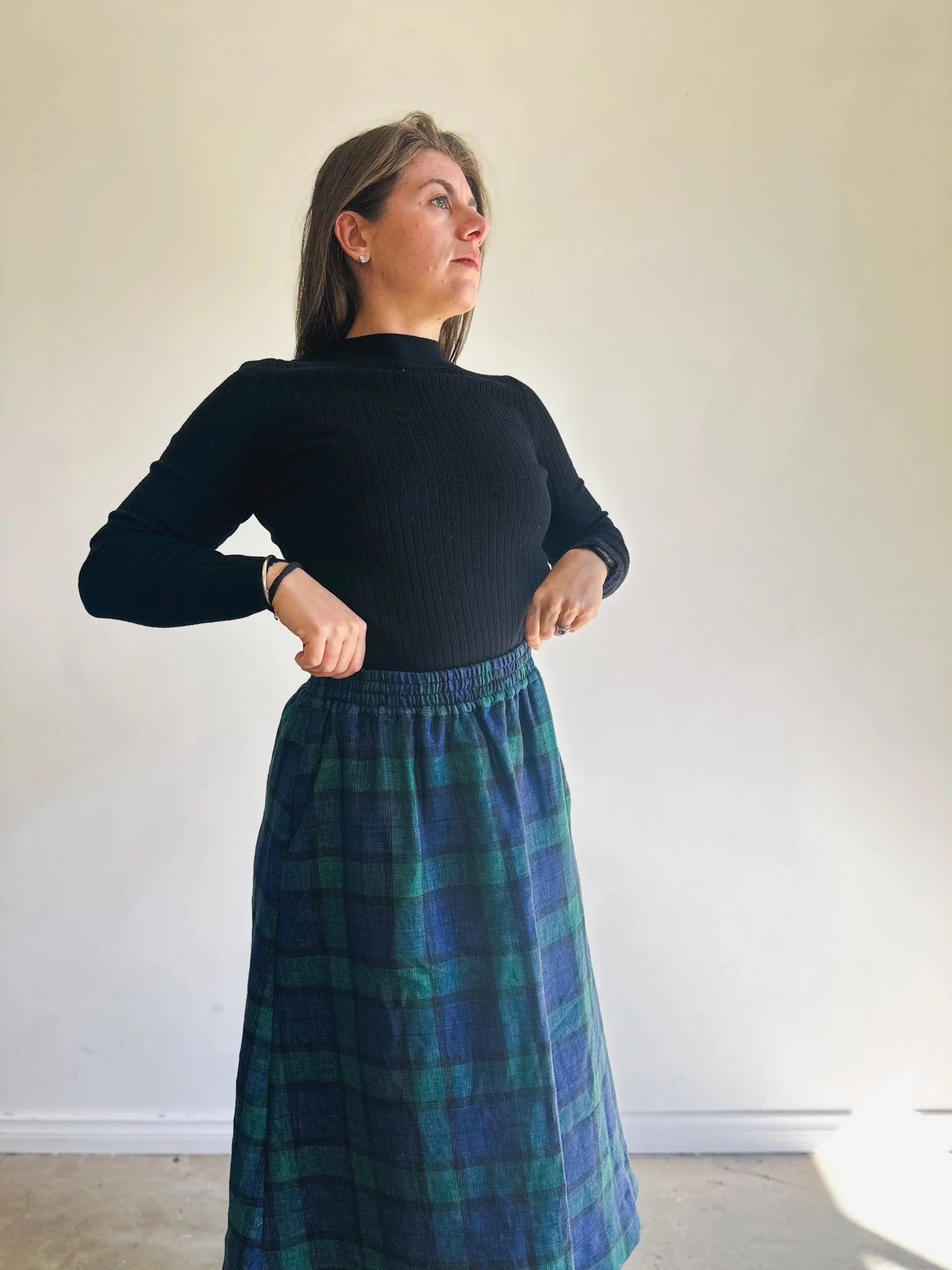 Marlo Womens High Waisted Everyday Skirt PDF Sewing Pattern - Atelier Mimito - Image 7