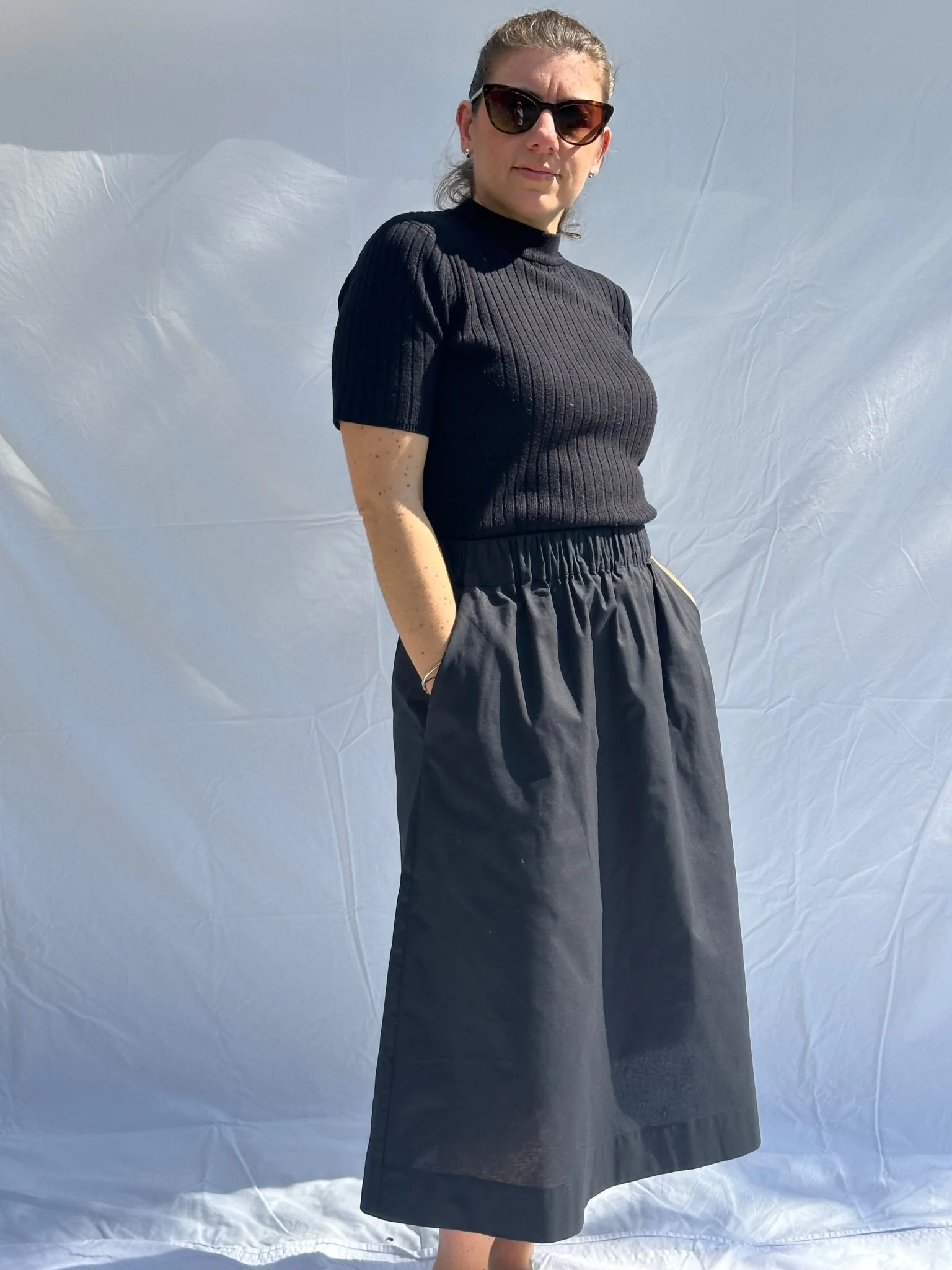 Marlo Womens High Waisted Everyday Skirt PDF Sewing Pattern - Atelier Mimito - Image 9