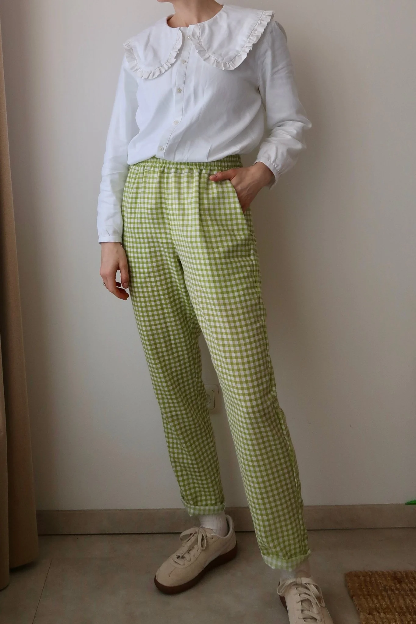 Marlo Womens High Waisted Everyday Trousers PDF Sewing Pattern - Atelier Mimito - Image 3