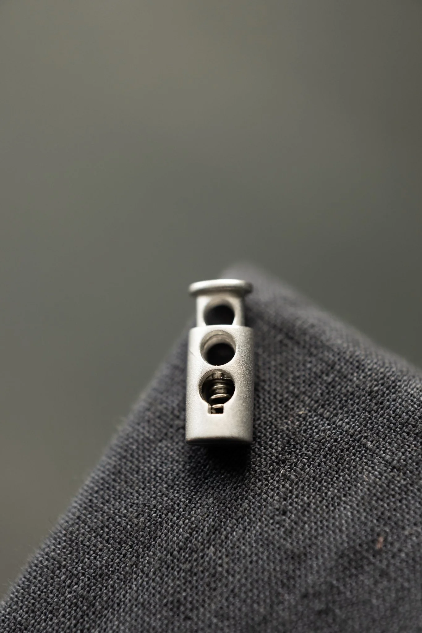 Matte Nickel Cord Lock - Merchant & Mills - Image 2