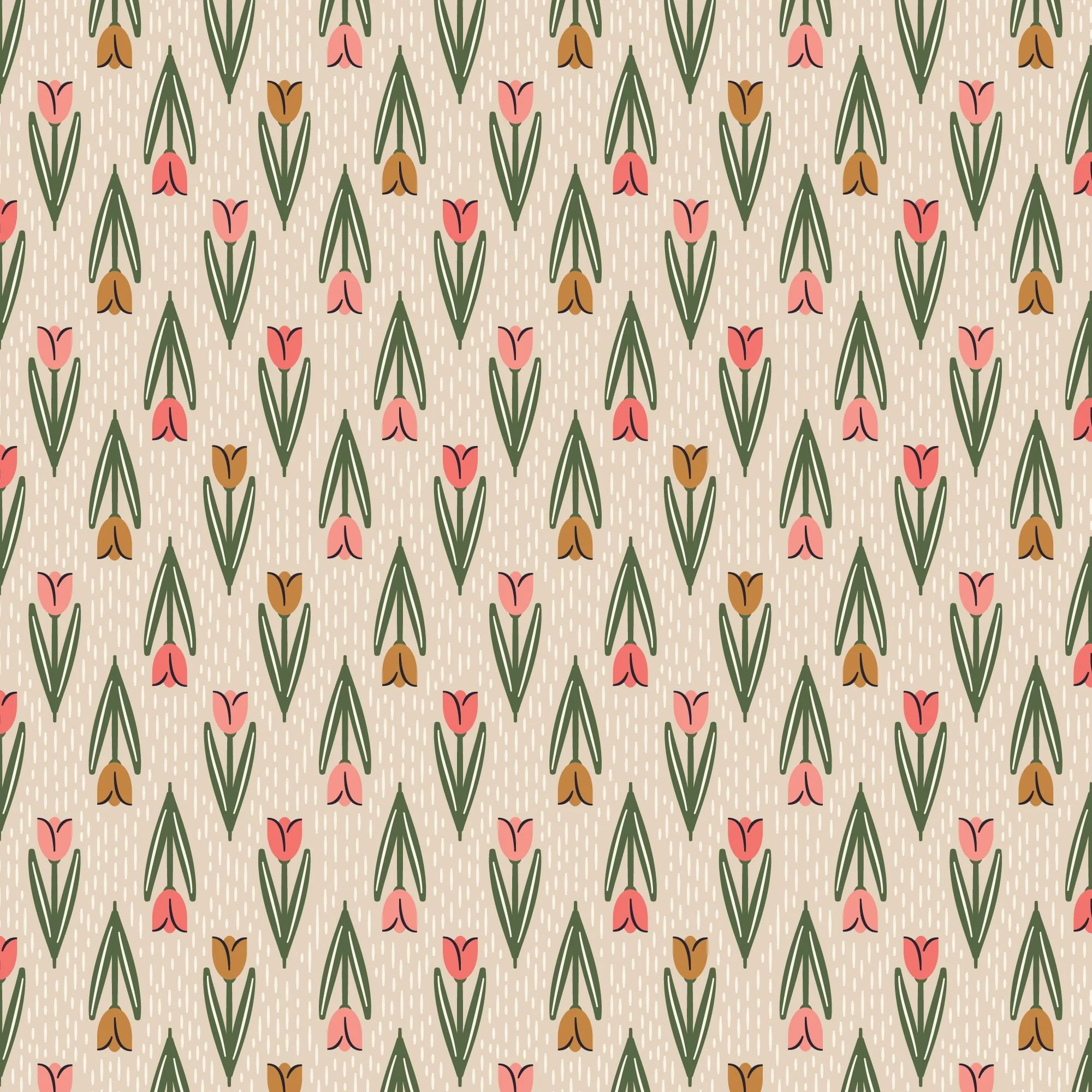 May Flowers - Spring Showers - Ann Gardner - Cloud 9 Fabrics - Poplin - Image 3