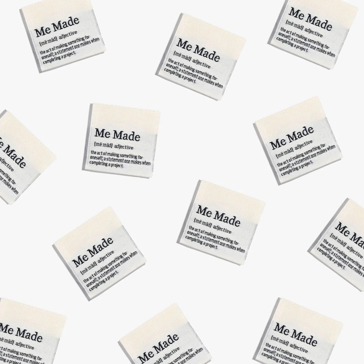 "ME MADE DEFINITION" Woven 6 Label Pack - Kylie And The Machine